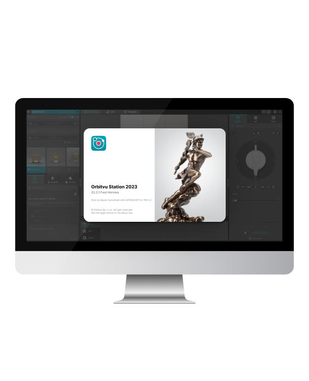 Orbitvu Station - product photography software