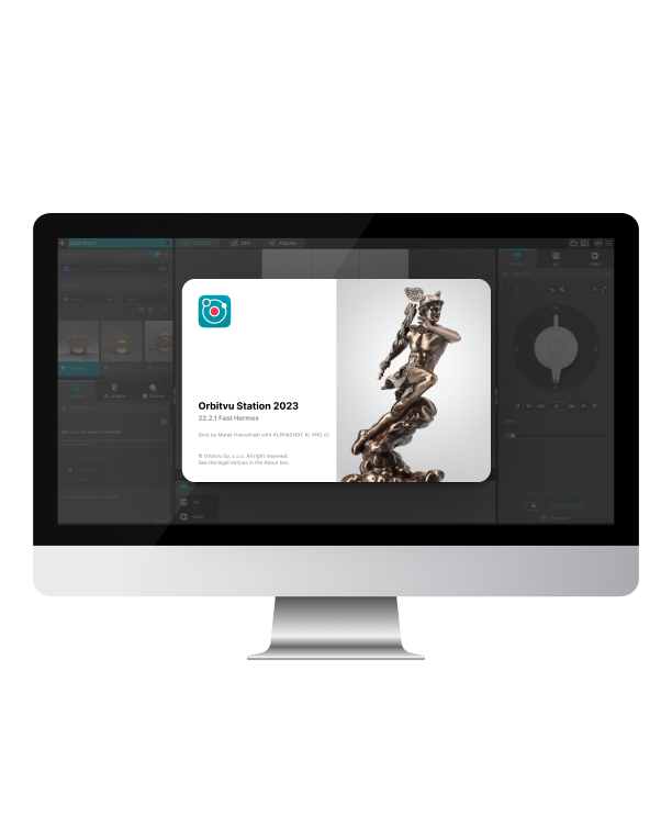 Orbitvu Station - product photography software