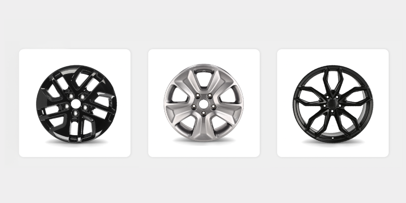 3 photos of car parts