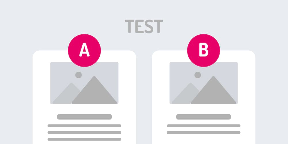 An illustration of A/B testing