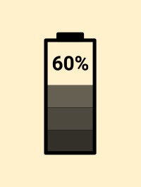 Battery life illustration