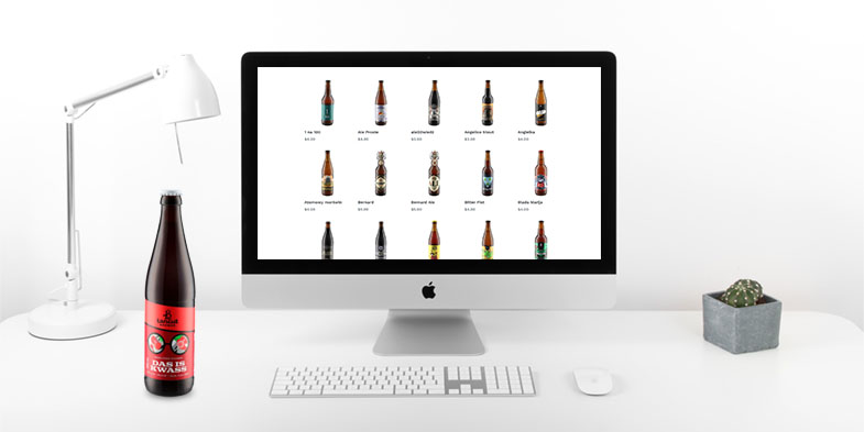 beer shop - product photography