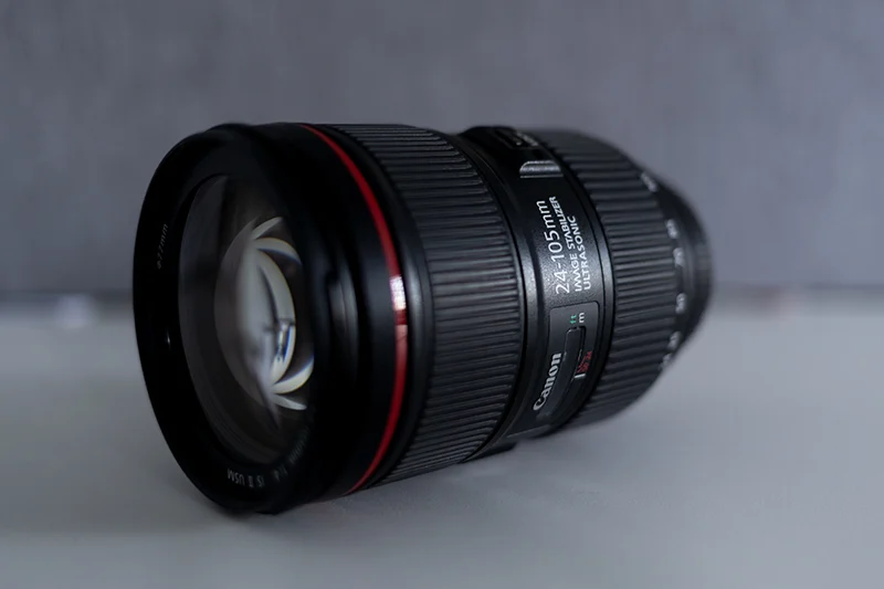 camera lens product photography