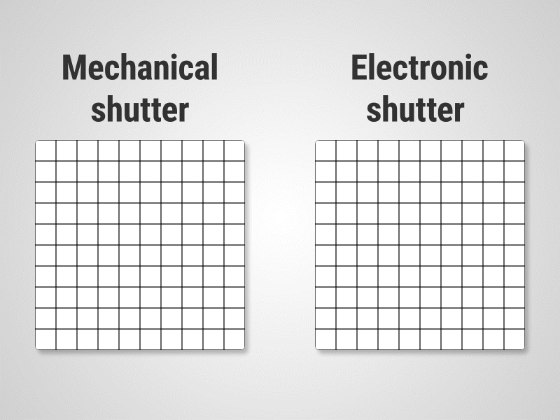 mechanical vs electronic shutter
