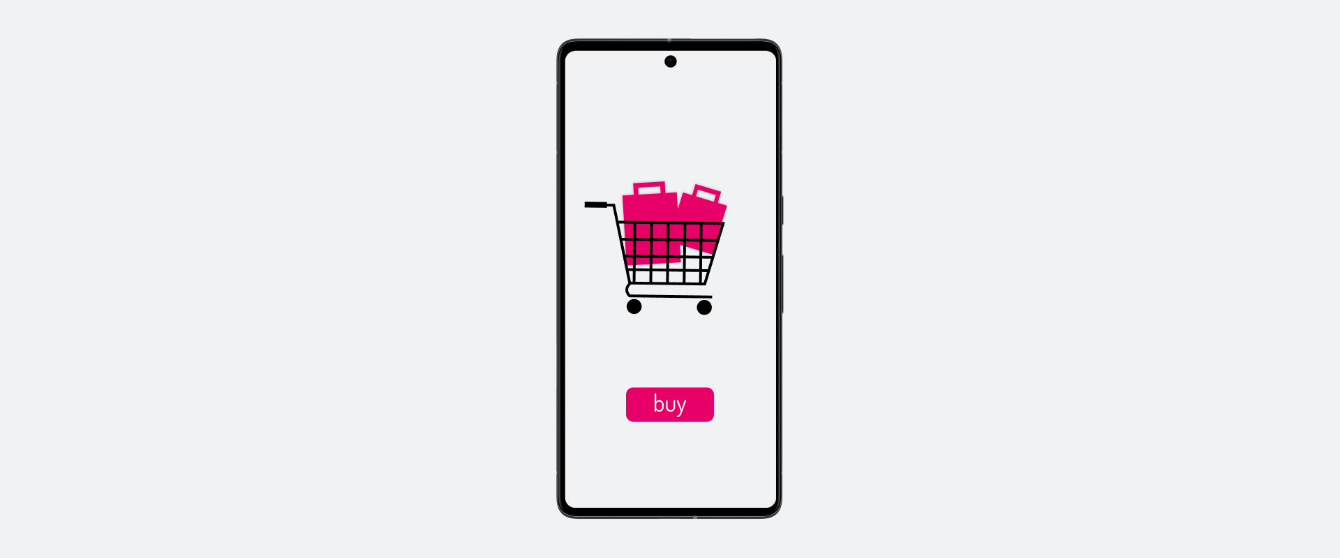 Mobile commerce illustration