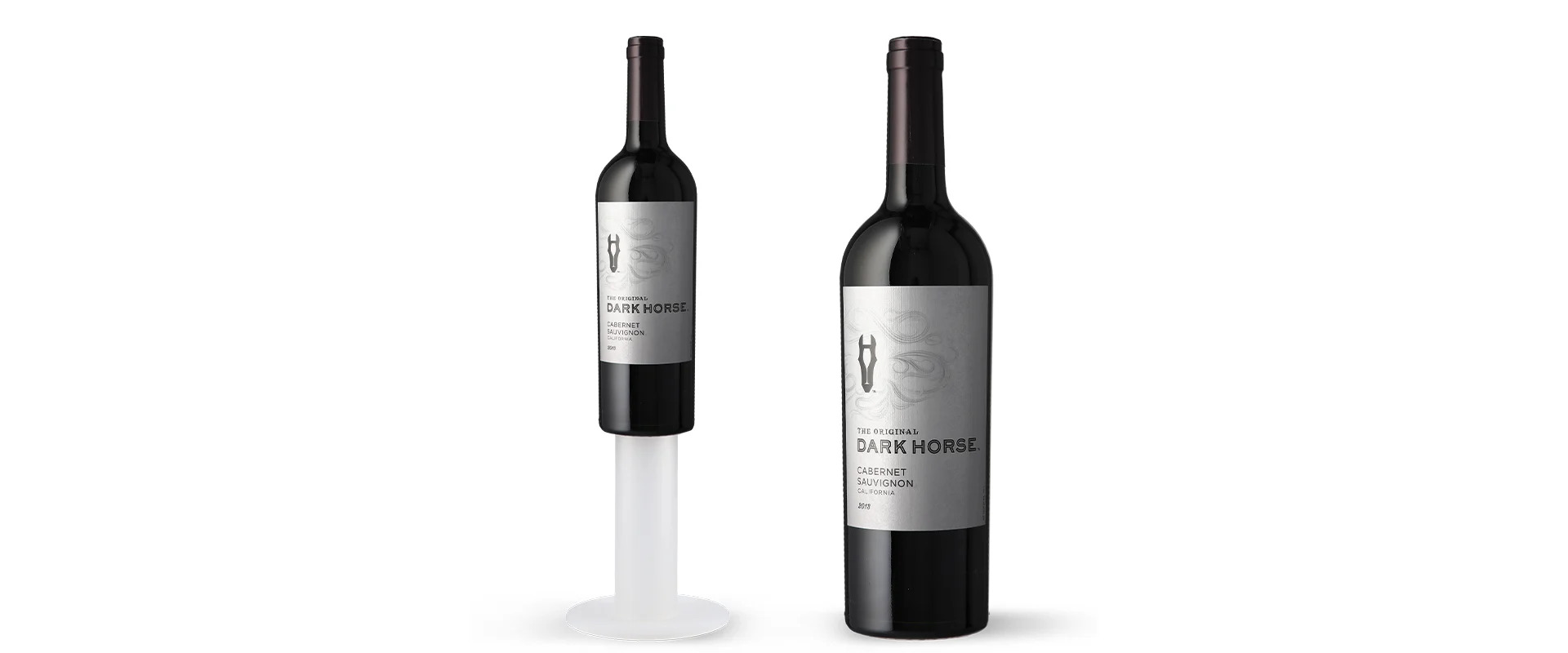 Product photography of wine bottles