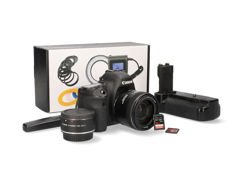 Camera and accessories for product photography