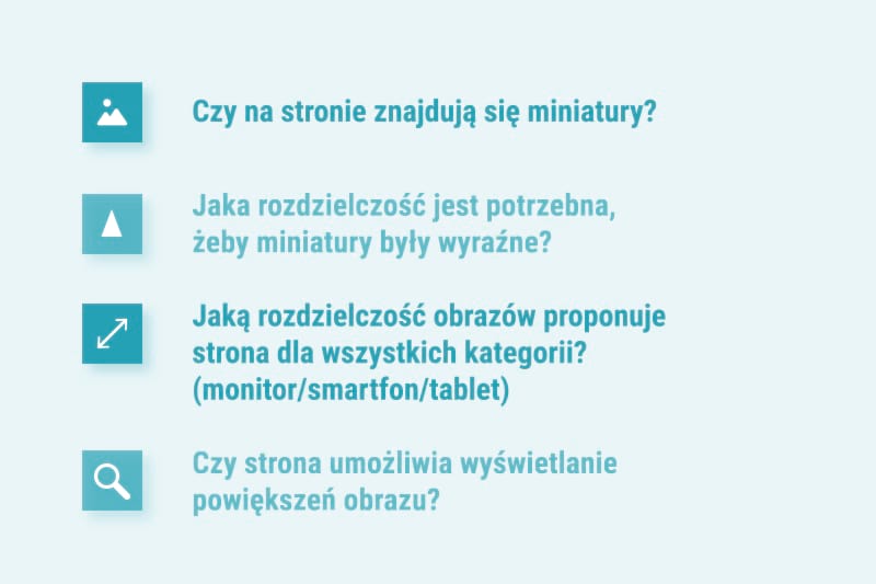 Zasady i pytania dot. optymalizacji obrazów